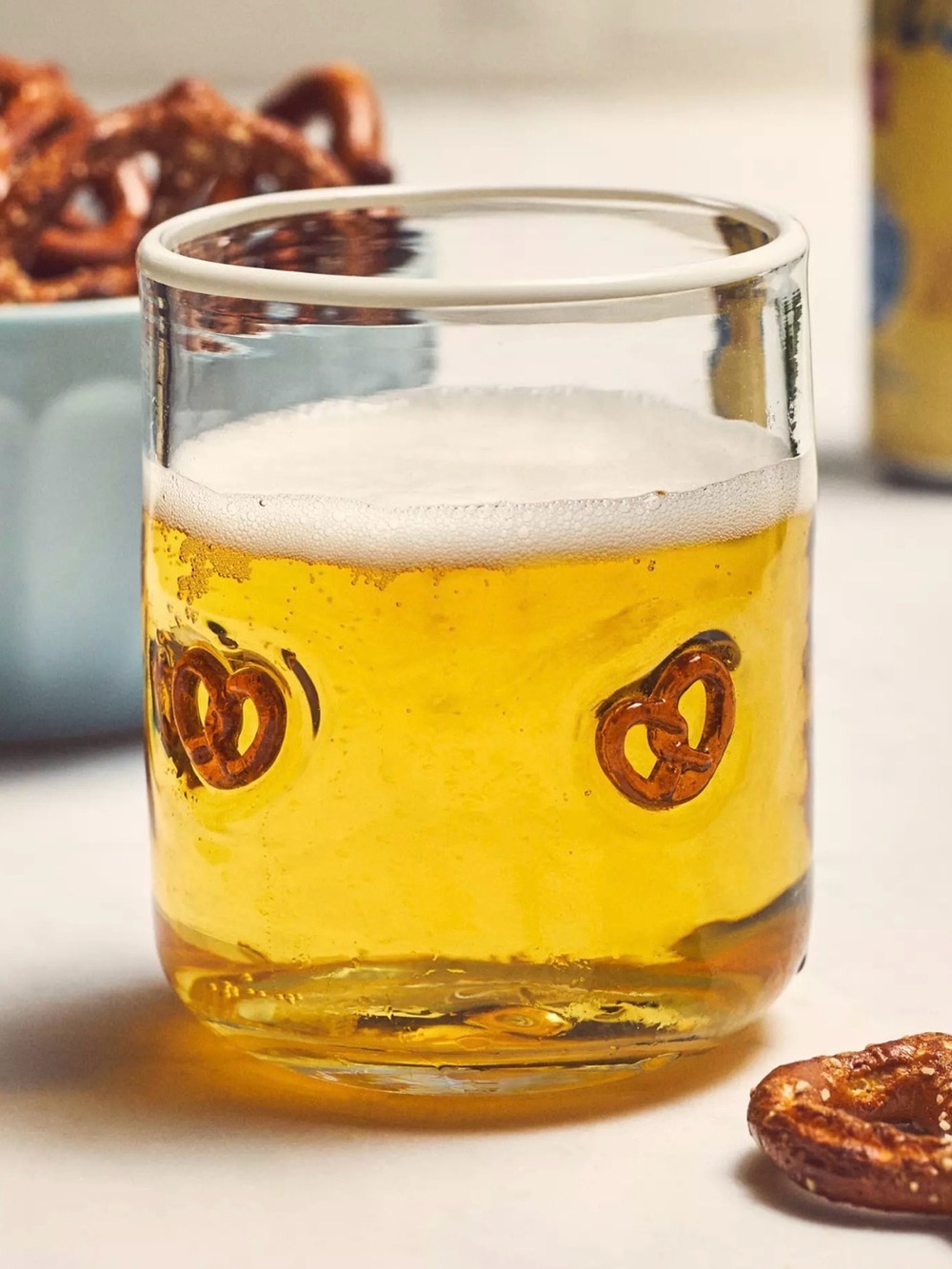 NEW Anthropologie The Icon Juice Glass, Pretzel